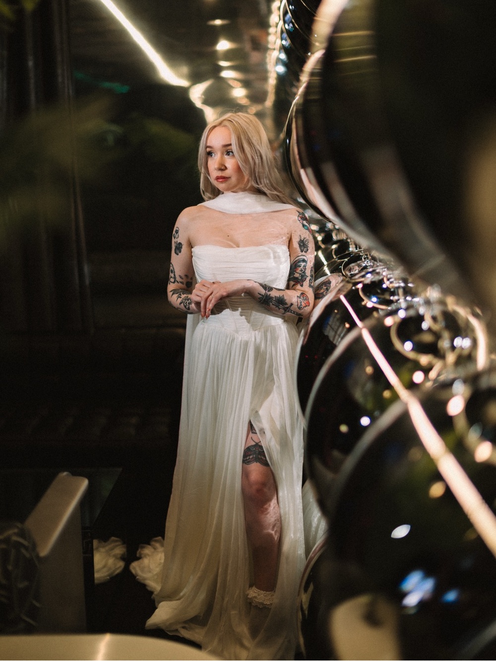 All who wander wedding dress